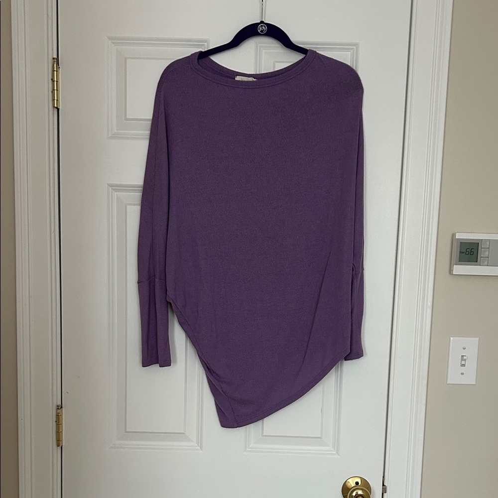 Purple Long Sleeve Top